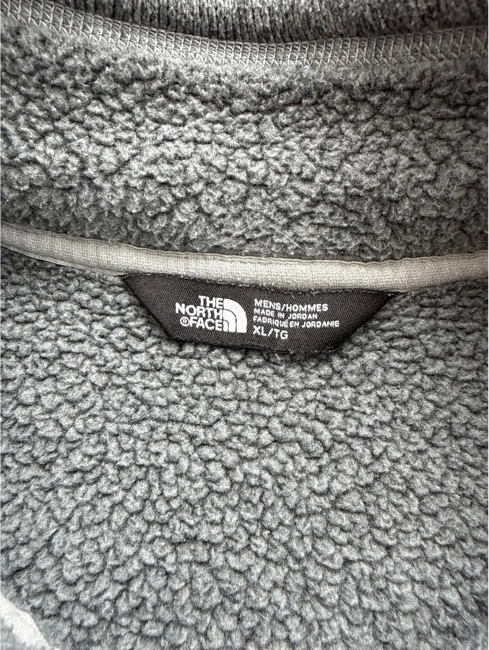The North Face TKA Glacier 1/4 Zip Fleece Pullover Gray Men's XL Jacket